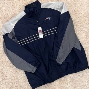 Mens New England Patriots Windbreaker